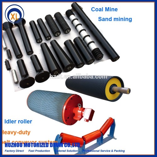 heavy duty steel rollers belt conveyor carrying roller