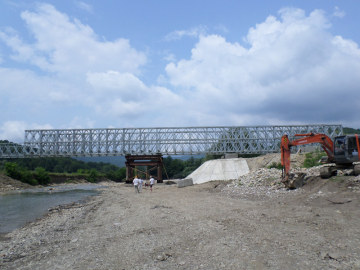 galvanized temporary steel bridge