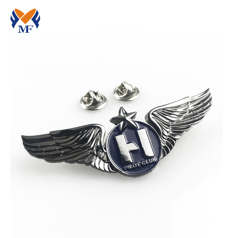 Flying Pilot Wing Form Lapel Pin Badge