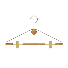 solid wood coated metal hook nordic cloth hangers