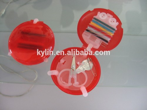 plastic cute sewing kit/household sewing kit