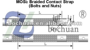 MoSi2 Braided Contact Strap