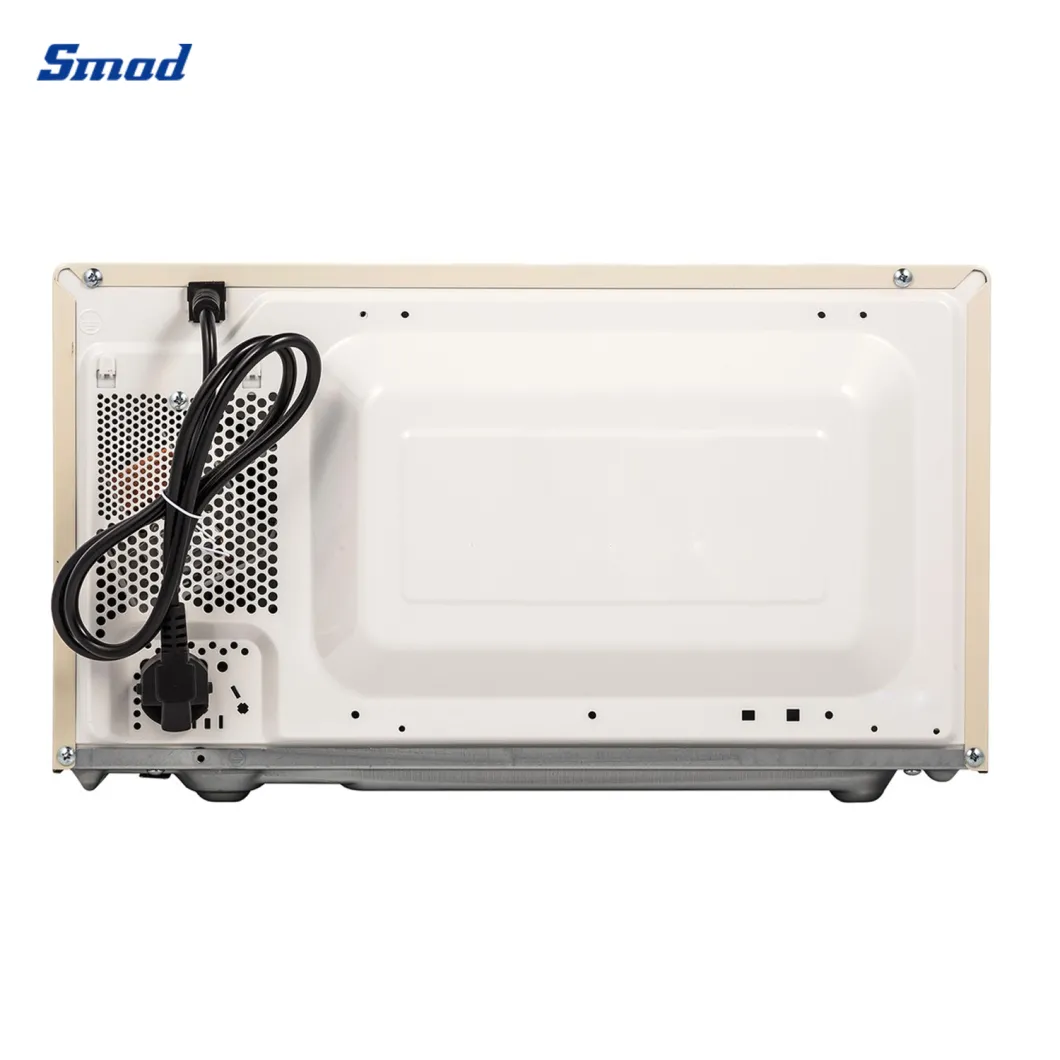 Smad OEM 20L 700W Digital Turntable Retro Microwave Oven with LED Display