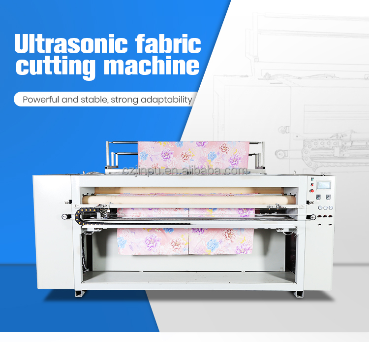 Changzhou manufacturer ultrasonic fabric cross cutting  machine