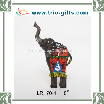Souvenir poly resin decorative elephant figurines for sale