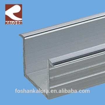 high quality sliding door hanger rail aluminum profile
