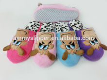 lady animal winter warm soft bedroom slippers