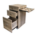 Rollschrank mit Holzmaserung