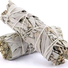 4 Inch White Sage Bundle Smudge Incense Sticks for Home Cleansing and Healing