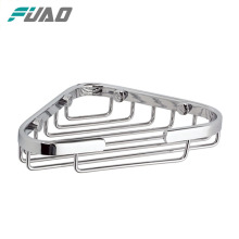 FUAO bathroom double deck comer iron basket