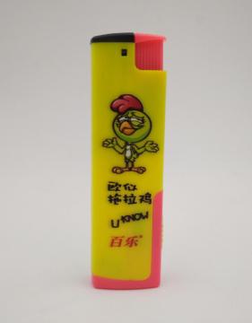 8.05cm Windproof Electronic Torch Lighter with 3D Print