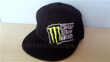 Flat Peak Snapback Cap With Fitted Size