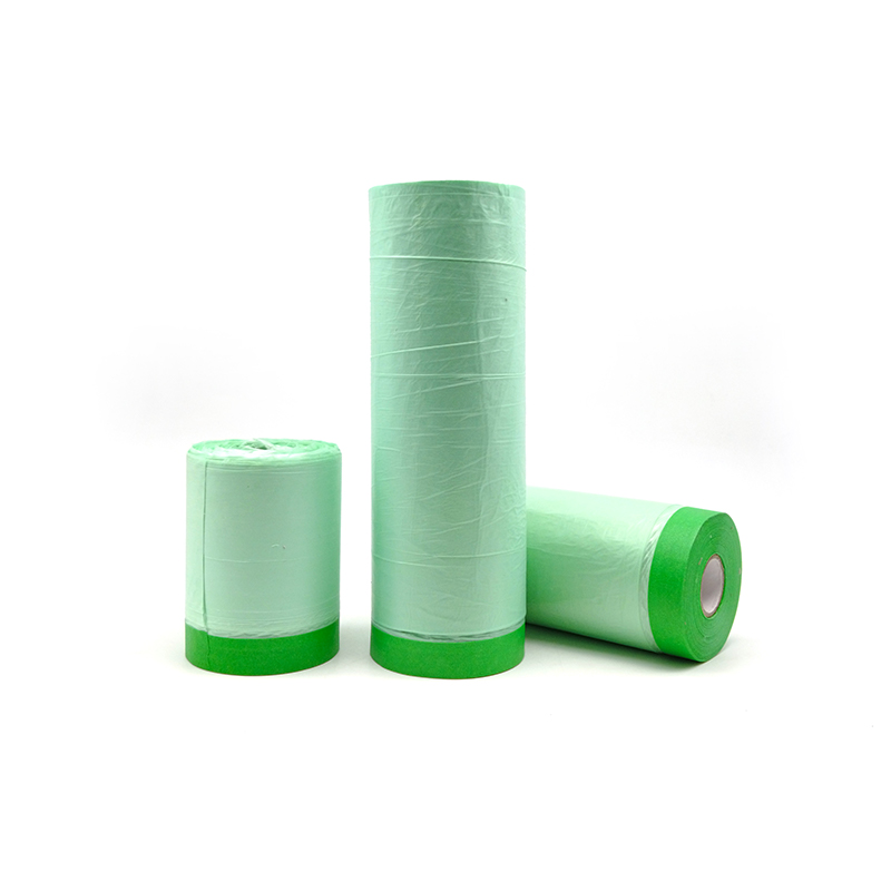 Green Masking Film With Tape