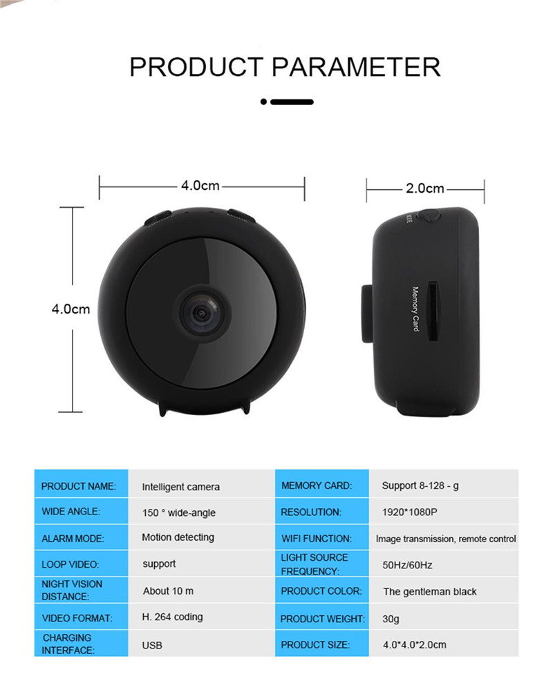 HD 1080P A11 A9 Mini Camera Spy Camera Hidden Wireless CCTV Cameras With Night Vision Cloud Storage