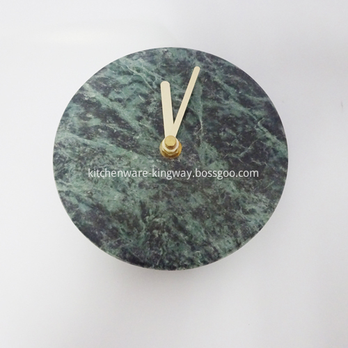 stone marble clock