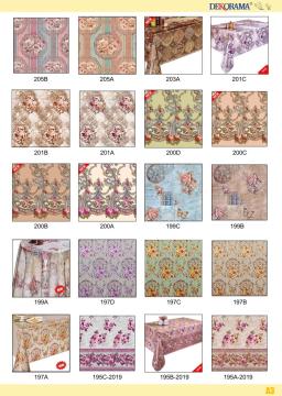 Dekorama square tablecloths with non woven backing