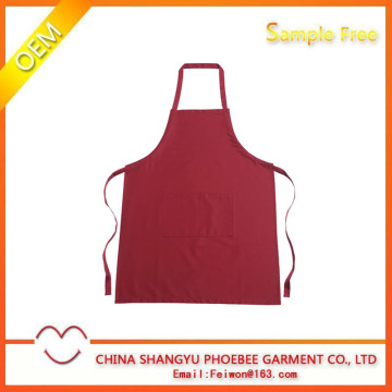 Wholesale adult plain red apron