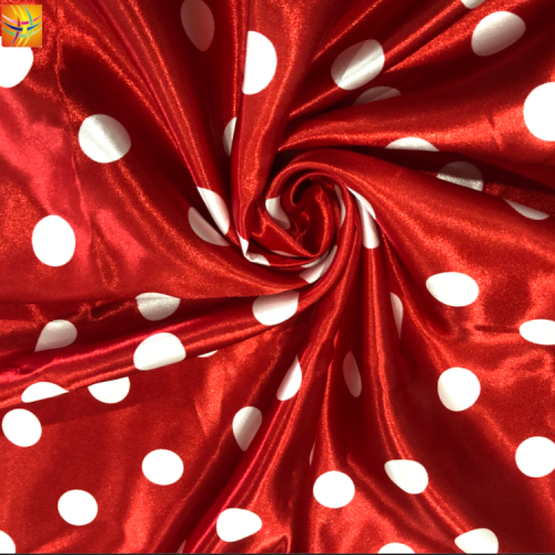 75D*150D Shrink-Resistant woven printed satin fabric