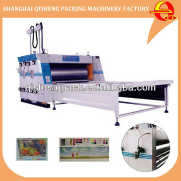 semi automatic corrugated box printer machine