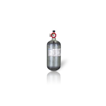 0,35 litrelik karbon fiber sargılı gaz silindiri