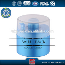 blue airless jar wholesale cosmetic jar with clear cap