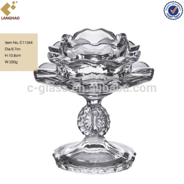 Tealight Type Cheap Crystal Rose Shape Candle Holder