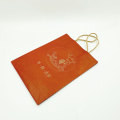 Kraft paper gift tote bag