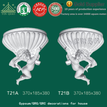 Modelling of the angel gypsum decorative wall sconces