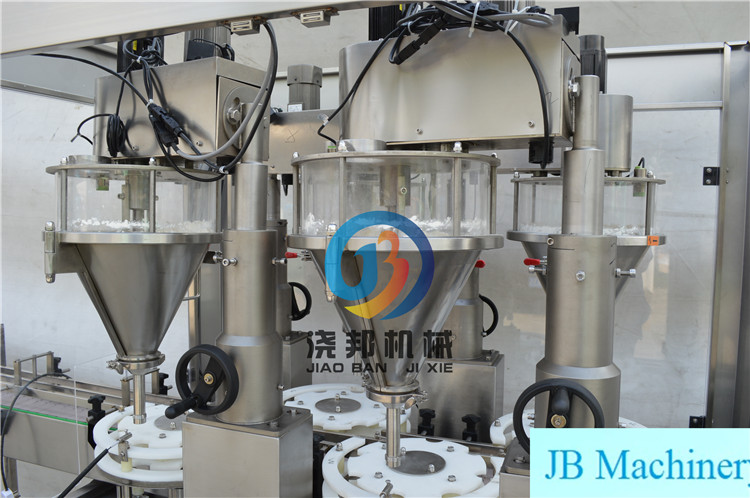 Automatic 30g 50g pepper Magnesium Chloride powder filling capping machine