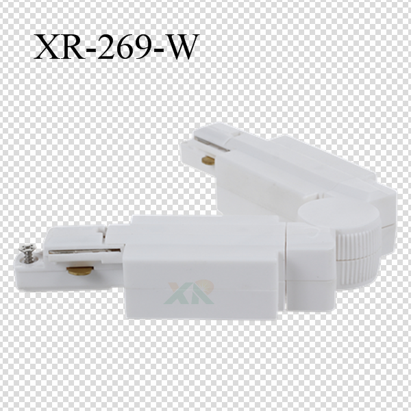 2 Wires Adjustable Connector In white