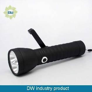 3 LED Hand Crank Dynamo Flashlight