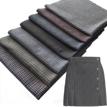 Woven wool blend houndstooth fabric for suit