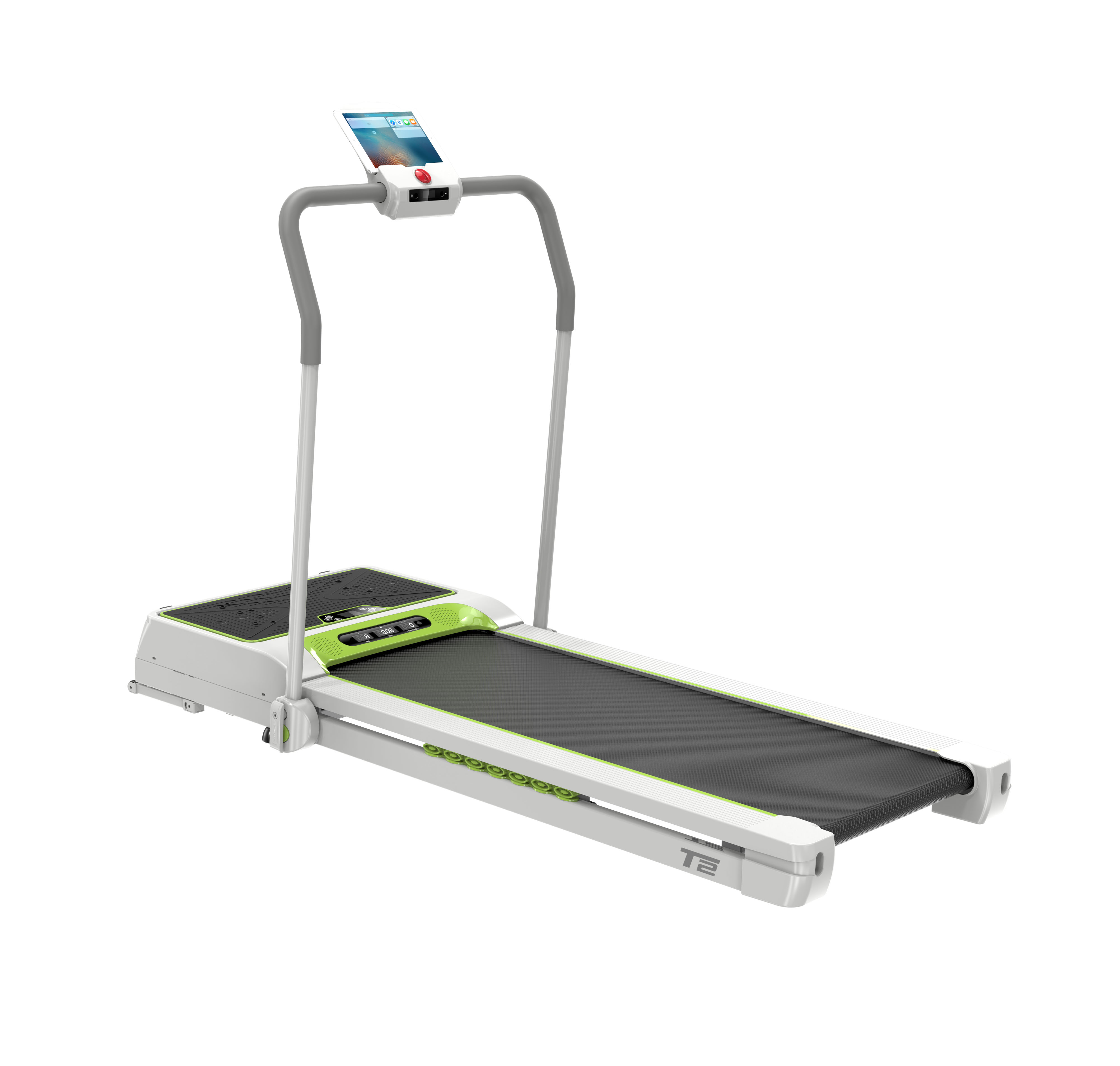 Ciapo two functions fitness equipment vibration plate and thin treadmill mini treadmill for home use