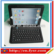 Leather tablet case with silicone bluetooth keyboard silicone tablet cover