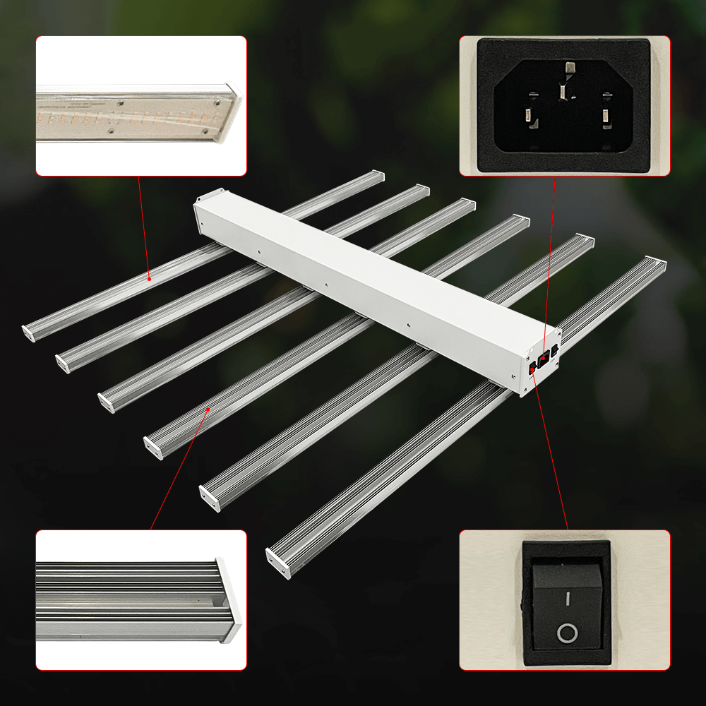 plant uv ir grow light led grow light kit bar