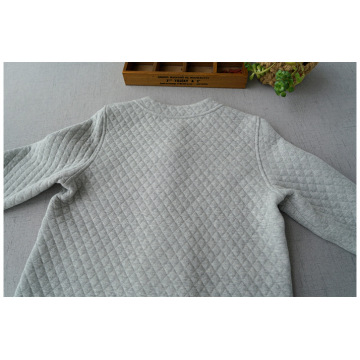 Cappotto corto trapuntato da donna in maglia di cotone 100%