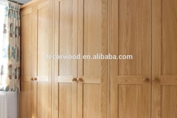 classic hardwood shaker style natural wardrobe cabinets