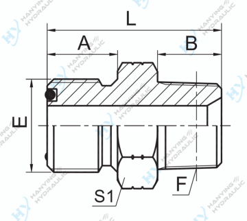 ORFS Male O-Ring/NPT Male