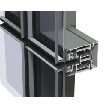 Visible Frame Insulated Glass Curtain Wall
