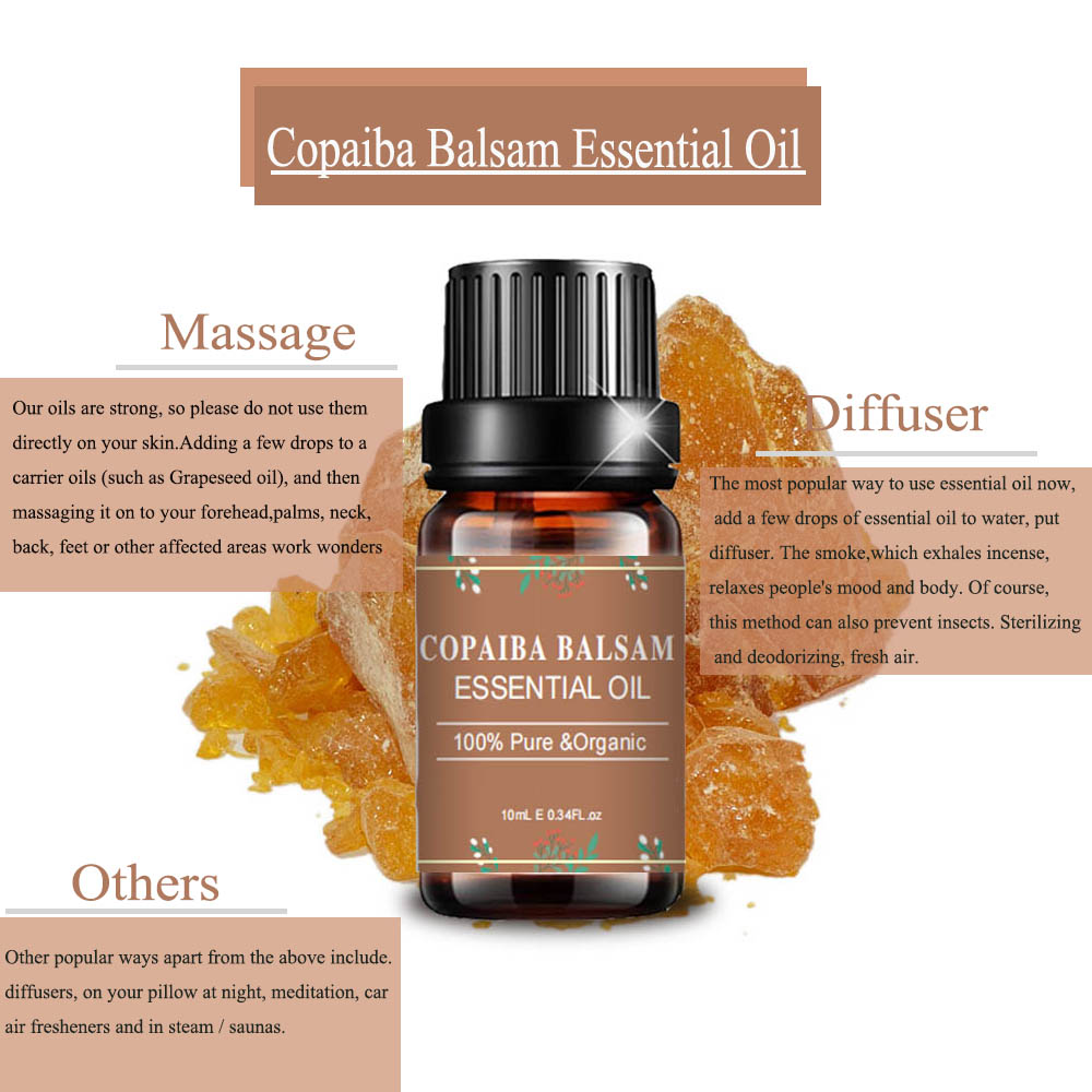 Hot Selling Wholesale Copaiba Balsam Essential Oil Natural