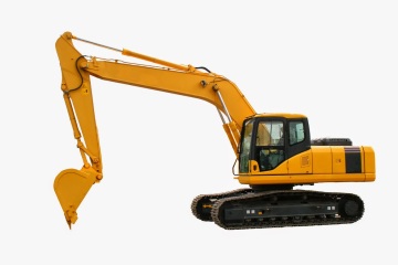 Powder coating for excavator
