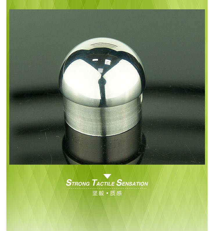 Butt welded handrail ball stainless steel pipe end cap, stainless steel tube end cap