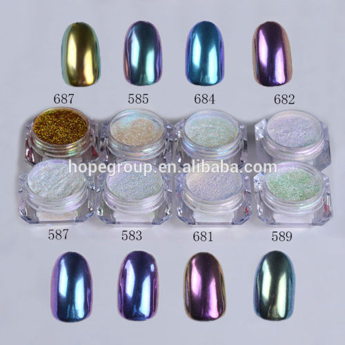 1g/box Shinning Mirror Powder Manicure Nail Art Sequins Chrome Pigment Glitters