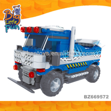 Plastic remote control dump truck toy children game building block toys