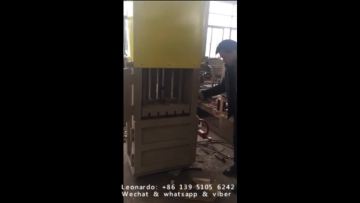 waste baling press machine