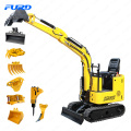 1000kg Hydraulic Mini Excavator with Competitive Prices Factory Made