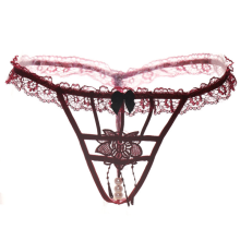 Lace Pearl Low Rise Thong