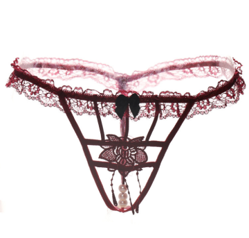 Lace Pearl Low Rise Thong