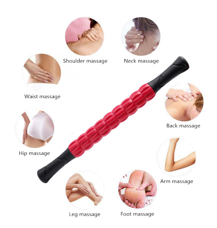 Plastic Yoga Gear Massage Stick Handheld Therapy Bar Gym Recovery Stick