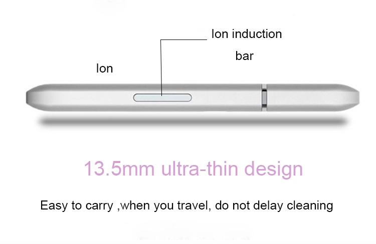 Wiederaufladbarer USB-Ultraschall-Hautwäscher professioneller Gesichtspflege-Schönheits-Haut-Bügelgerät